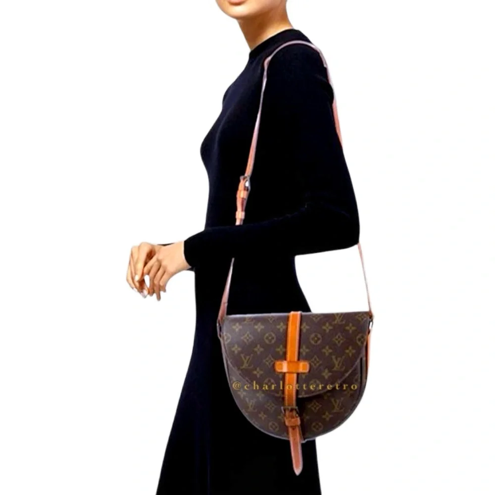 90s vtg Louis Vuitton Chantilly Crossbody • France - Picture 3 of 15